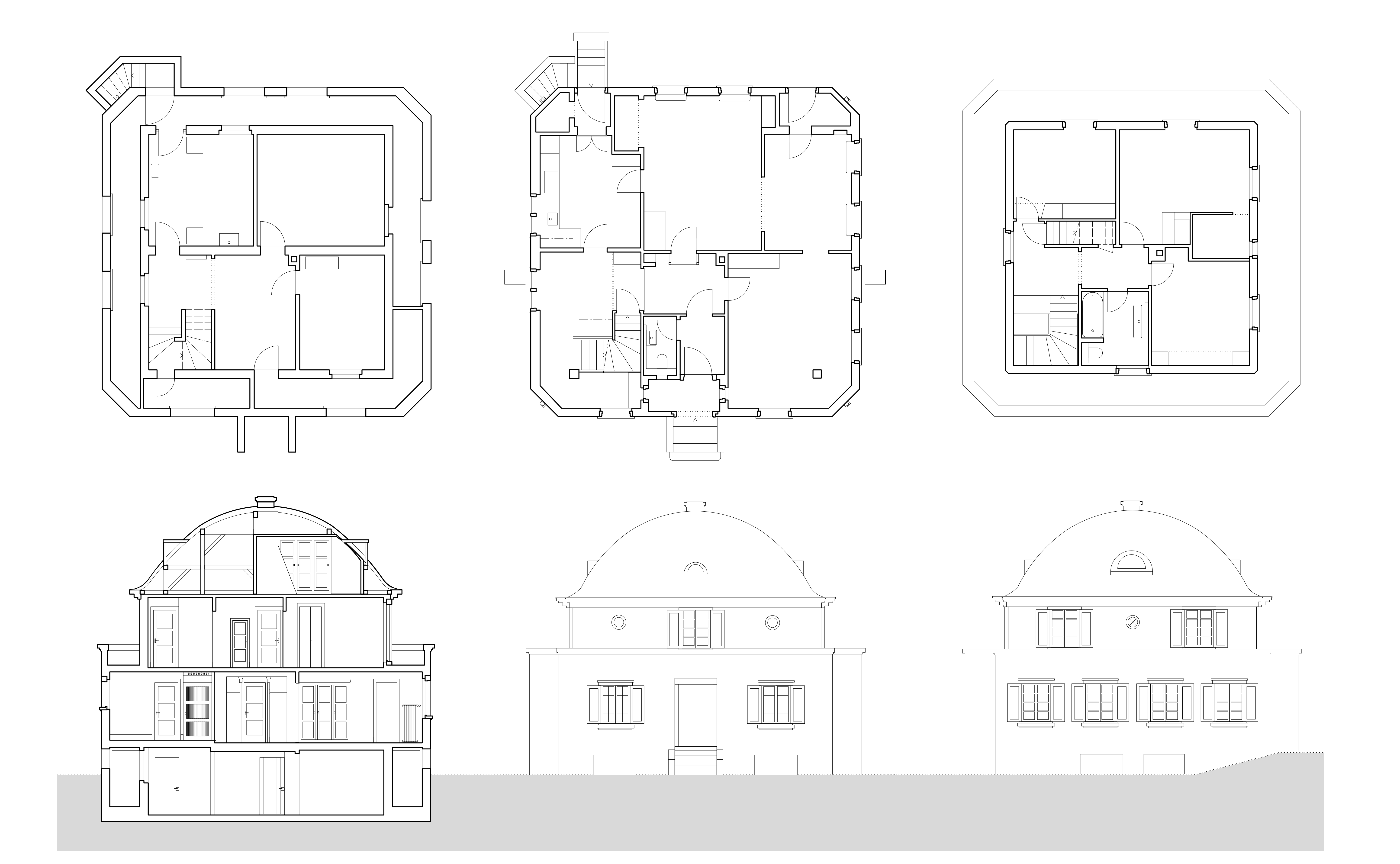 EFH_Zelglistrasse_Grundrisse_1zu100